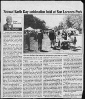 Annual Earth Day celebration held at San Lorenzo Park