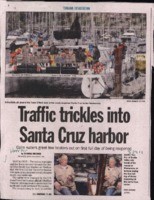 Traffic trickles into Santa Cruz harbor