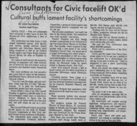 Consultants for Civic facelift ok'd