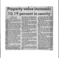 Property value increases 10.19 percent in county