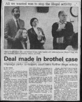 Deal made in brothel case