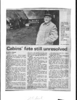 Cabins' fate still unresolved