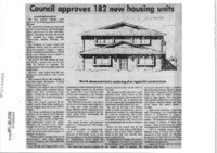 Council approves 182 new housing units