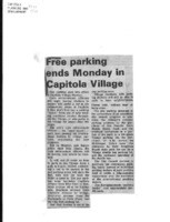 Free parking ends Monday in Capitola Village