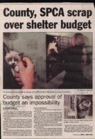 County, SPCA scrap over shelter budget