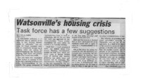 Watsonville's housing crisis