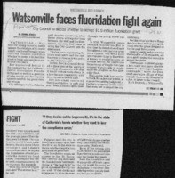 Watsonville faces fluoridation fight again