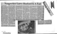 Songwriter Larry Hosford Is A Fast Rising Artist