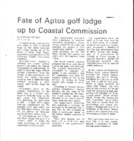 Fate of Aptos golf lodge up to Coastal Commission