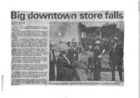 Big downtown store falls