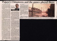 Pajaro's Chinatown and the games played there