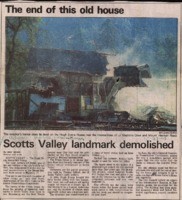 Scotts Valley landmark demolished