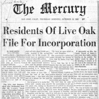 Residents Of Live Oak File For Incorporation