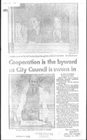 Cooperation is the byword as City Council is sworn in