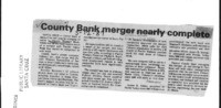 County Bank merger nearly complete