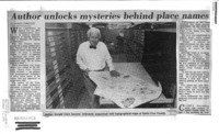 Author unlocks mysteries behind place names