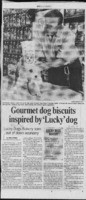 Gourmet dog biscuits inspired by 'Lucky' dog