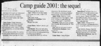 Camp guide 2001: the sequel