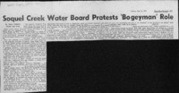 Soquel Creek Water Board Protests 'Bogeyman' Role