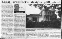 Local architect's designs still stand