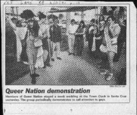 Queer Nation demonstration