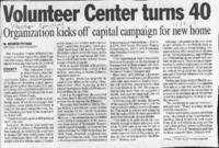 Volunteer Center turns 40