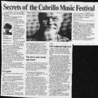 Secrets of the Cabrillo Music Festival