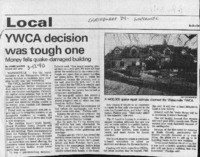 YWCA decision was tough one