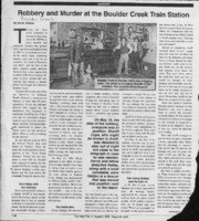 Robbery and Murder at the Boulder Creek Train Station