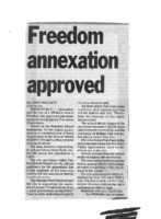 Freedom annexation approved