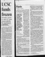 UCSC funds frozen