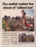 Flea market vendors fear closure of 'cultural icon