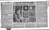 A fanatic finds paradise in 41st Avenue art gallery