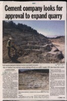 Cement company looks for approval to expand quarry