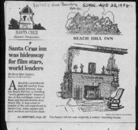 Santa Cruz inn was hideaway for film stars, world leaders