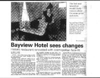 Bayview Hotel sees changes