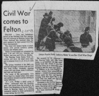 Civil War comes to Felton