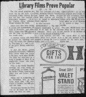 Library Films Prove Popular