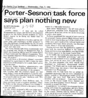 Porter-Sesnon task force says plan nothing new