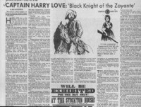 Captain Harry Love: 'Black Knight of the Zayante