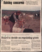 Board to decide on regulating goats