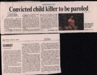 Convicted child killer to be paroled