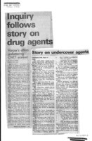 Inquiry follows story on drug agents