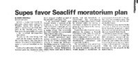 Supes favor Seacliff moratorium plan