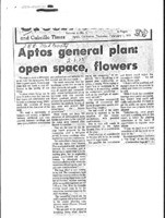 Aptos general plan open space, flowers