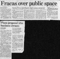 Fracas over public space