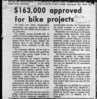 $163,000 approved for bike projects