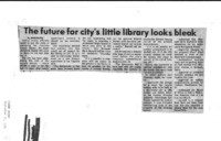 The future for city's little library looks bleak