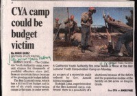 CYA camp could be budget victim