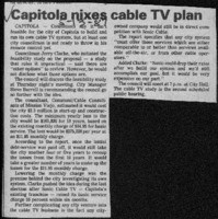 Capitola nixes cable TV plan